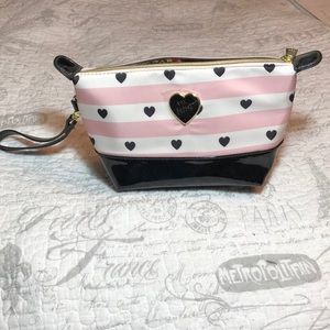 Betsey Johnson makeup bag or wristlet